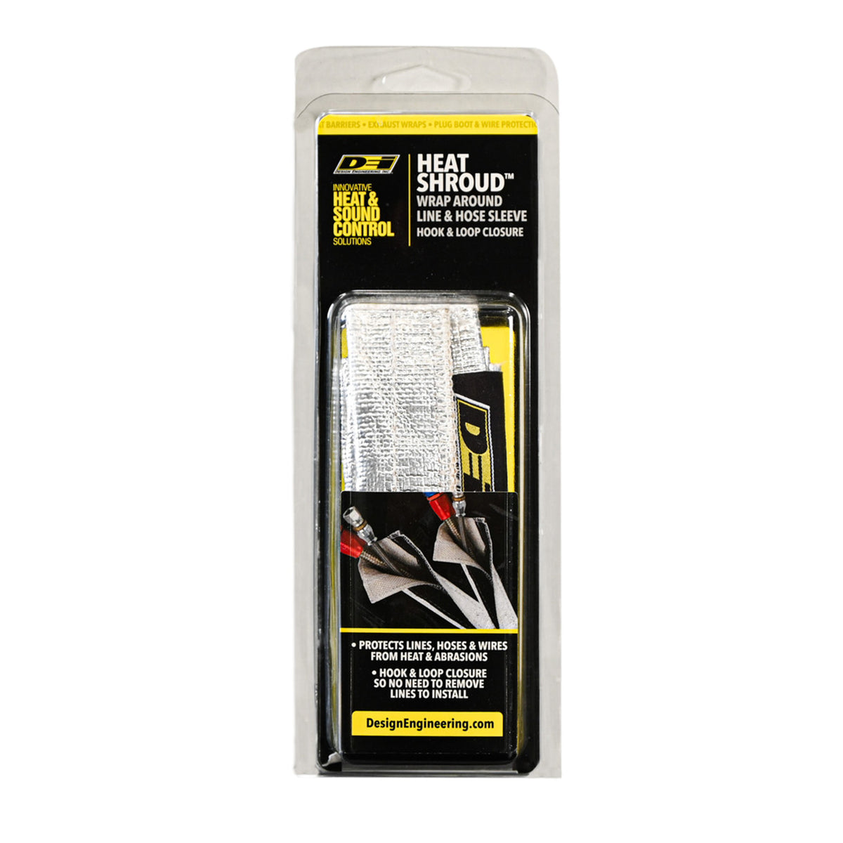 DEI Line Sleeving Heat Shroud -20AN x 10ft with DEI Logo