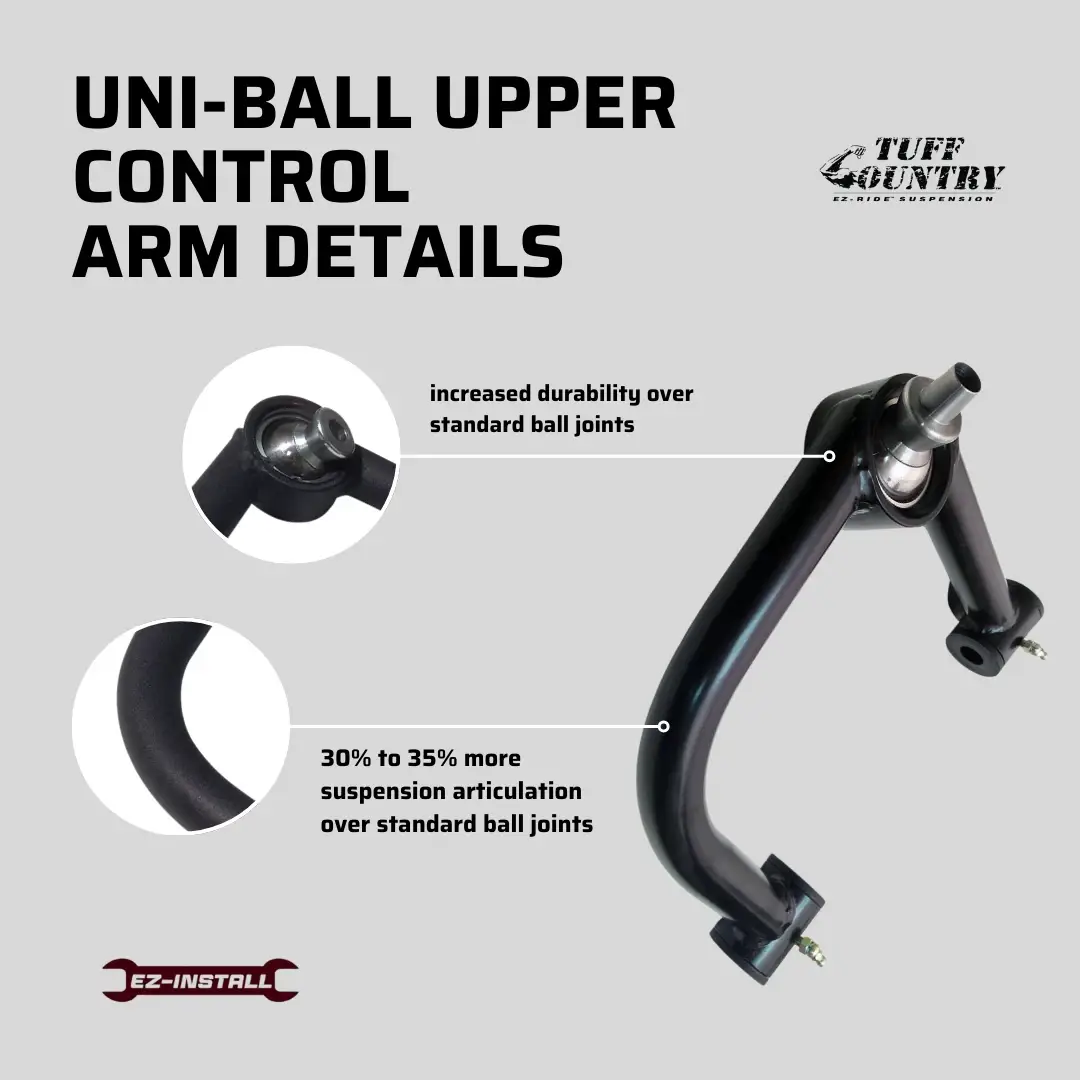 Tuff Country 10931 Uni-Ball Upper Arms for 2014-2018 Silverado 1500