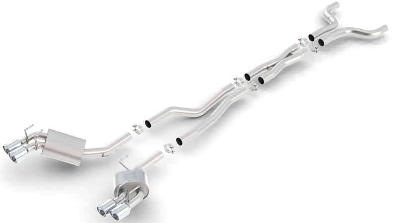 Borla 140495 12-14 Chevrolet Camaro ZL1 Coupe 6.2L 8cyl AT/MT 6spd RWD Aggressive ATAK Catback Exhaust - #140495