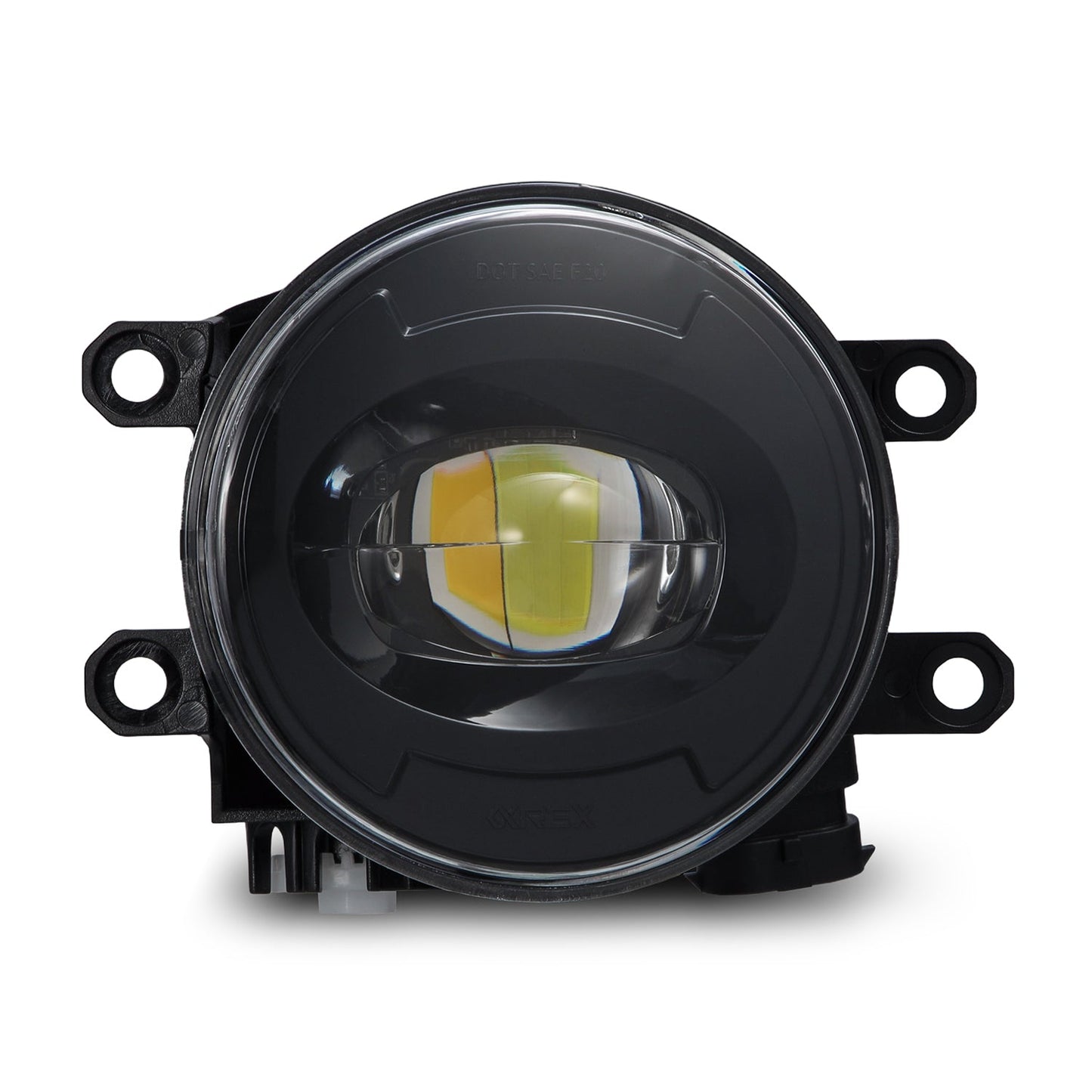 AlphaRex 210023 Universal Toyota/Lexus/Scion MKII DoubleTap LED Projector Fog Lights - White/Amber