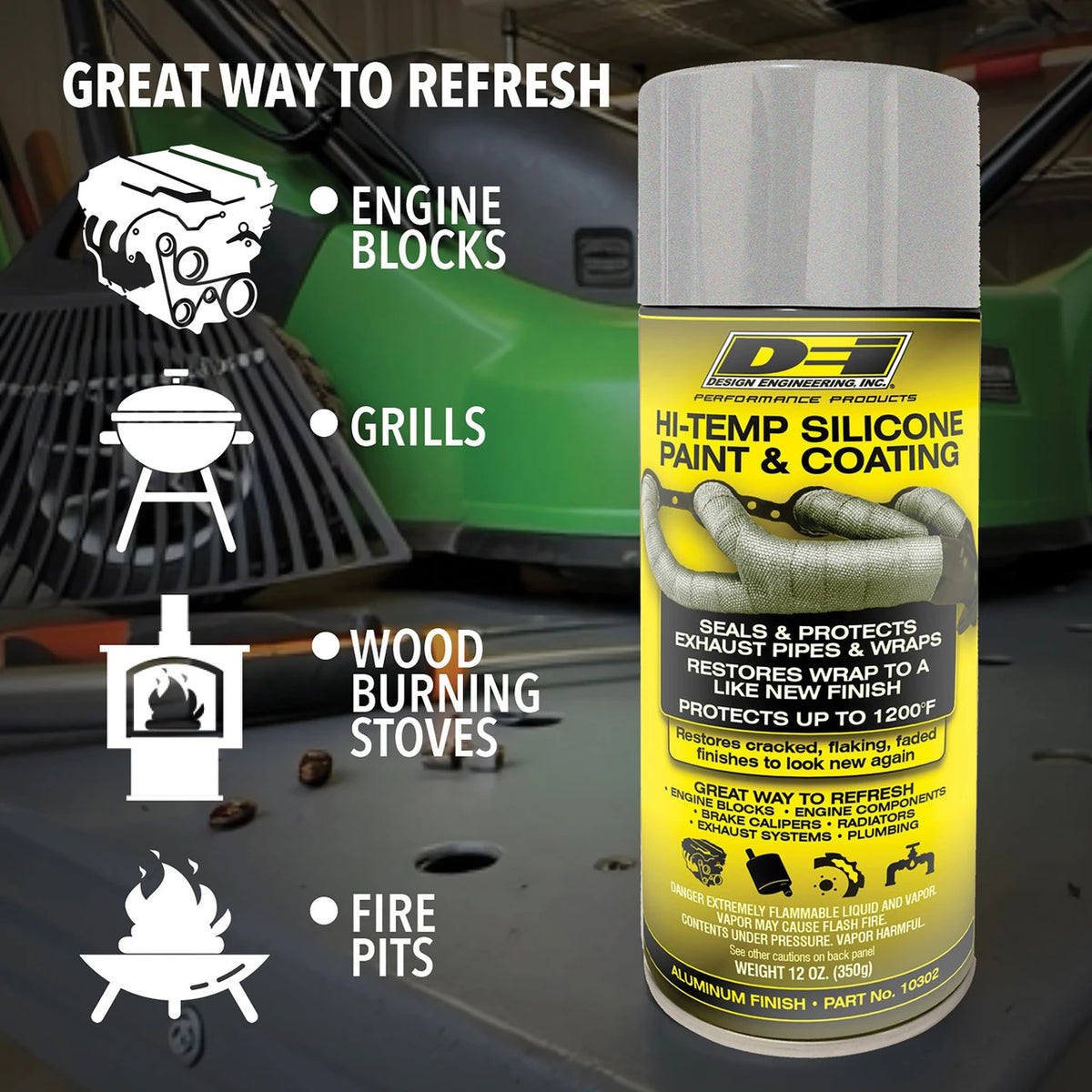 DEI HT Silicone Coating Aluminum - (6 Per Master Carton) (Aerosol)