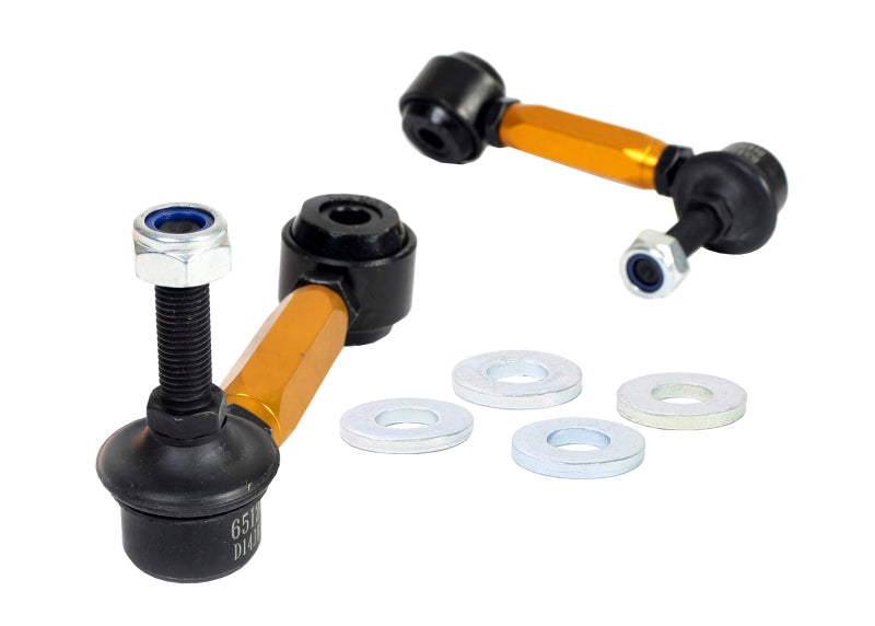 Whiteline KLC150 Front Adjustable Sway Bar Link for 1998-2006 Volkswagen Beetle, 1999-2005 Volkswagen Golf, 1999-2005 Volkswagen Jetta