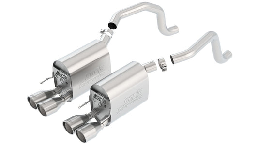 Borla 11811 Axle-Back Exhaust System S-Type II for 2009-2013 Chevrolet Corvette (6.2L V8)