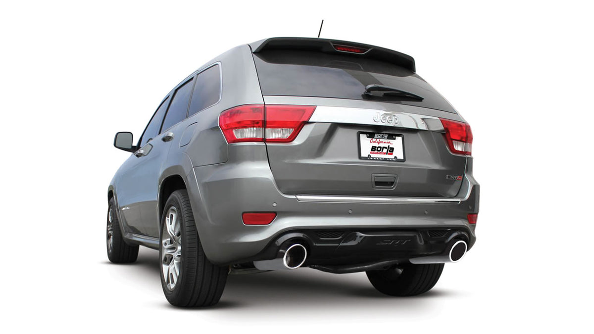 Borla 11826 Axle-Back Exhaust System S-Type for 2012-2014 Jeep Grand Cherokee SRT-8 (6.4L V8)