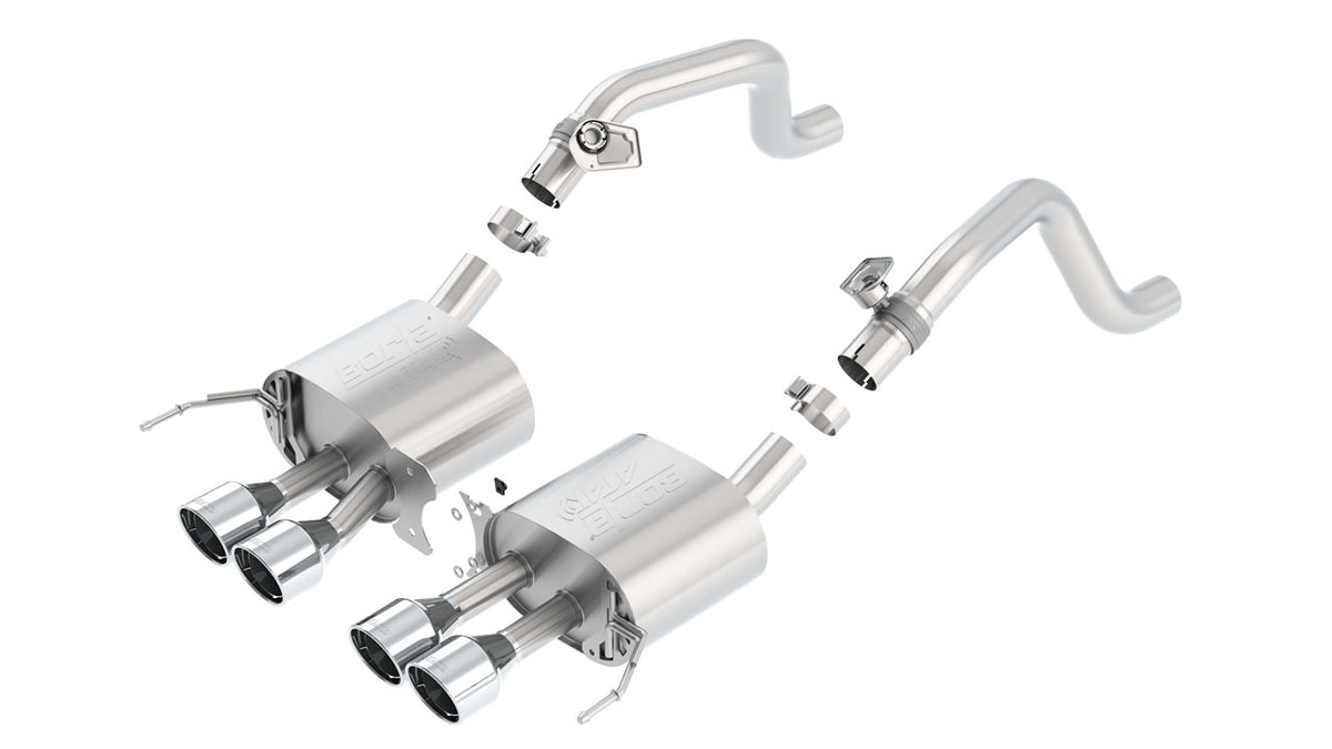 Borla 11863 Axle-Back Exhaust System ATAK for 2014-2019 Chevrolet Corvette Stingray
