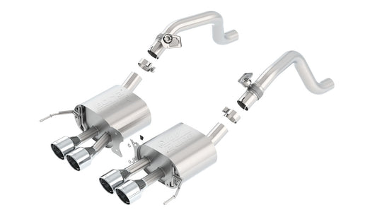 Borla 11863 Axle-Back Exhaust System ATAK for 2014-2019 Chevrolet Corvette Stingray