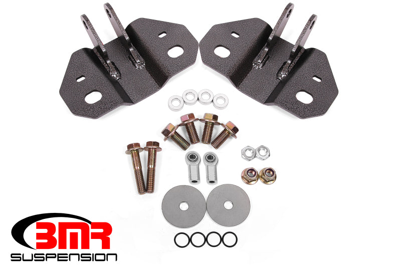BMR Suspension 15-23 Ford Mustang Rear Upper Shock Mount- Hammertone Black