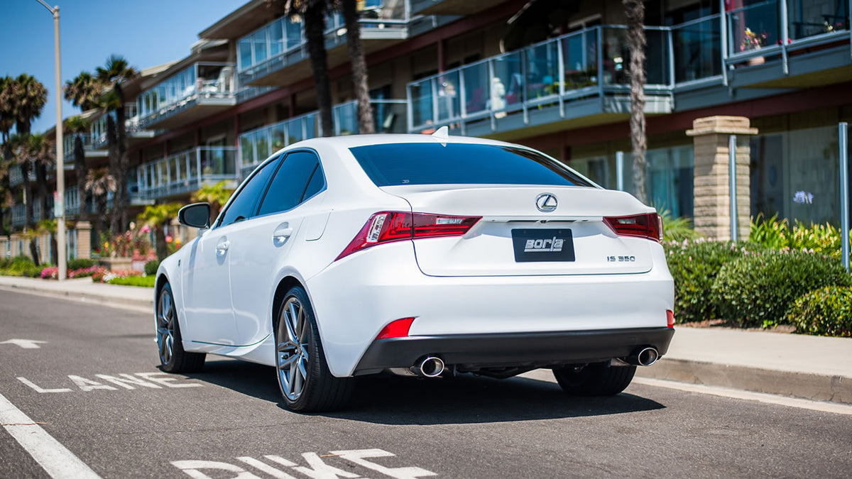 Borla 11898 Axle-Back Exhaust System S-Type for 2014-2026 Lexus IS 350 (2.5L/3.5L)