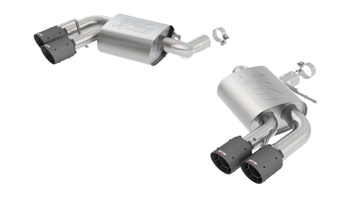 Borla 11921CFBA Axle-Back Exhaust System ATAK with Carbon Fiber Tips for 2016-2024 Chevrolet Camaro SS