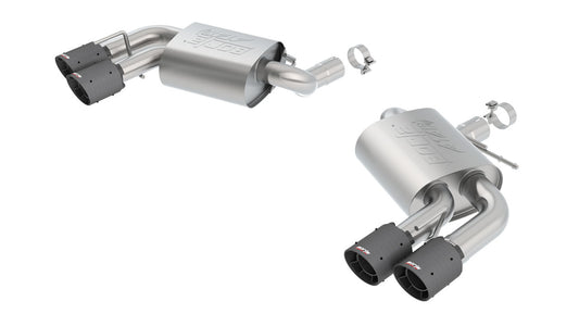 Borla 11921CFBA Axle-Back Exhaust System ATAK with Carbon Fiber Tips for 2016-2024 Chevrolet Camaro SS