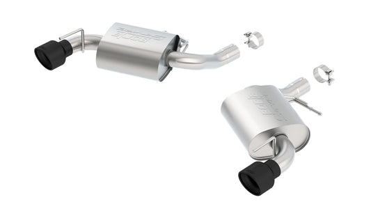 Borla 11922CB Axle-Back Exhaust System S-Type with Black Coated Tips for 2016-2024 Chevrolet Camaro SS