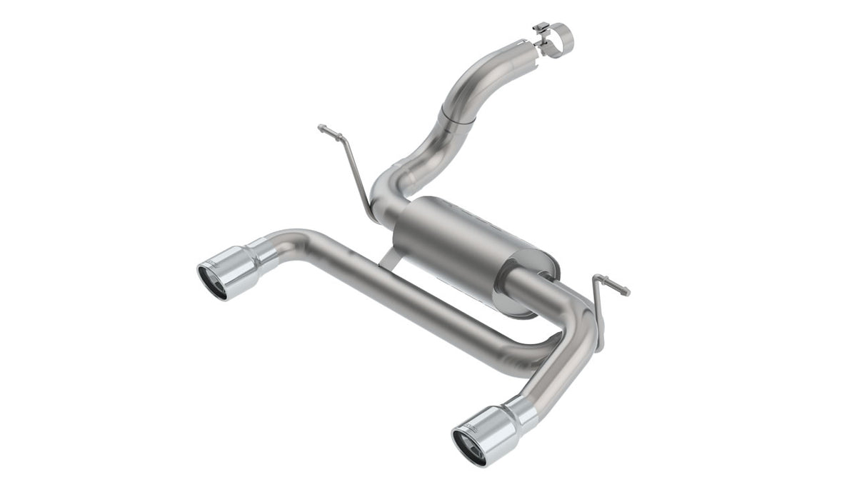 Borla 11963 Axle-Back Exhaust System S-Type for 2018-2026 Jeep Wrangler (2.0L I4)