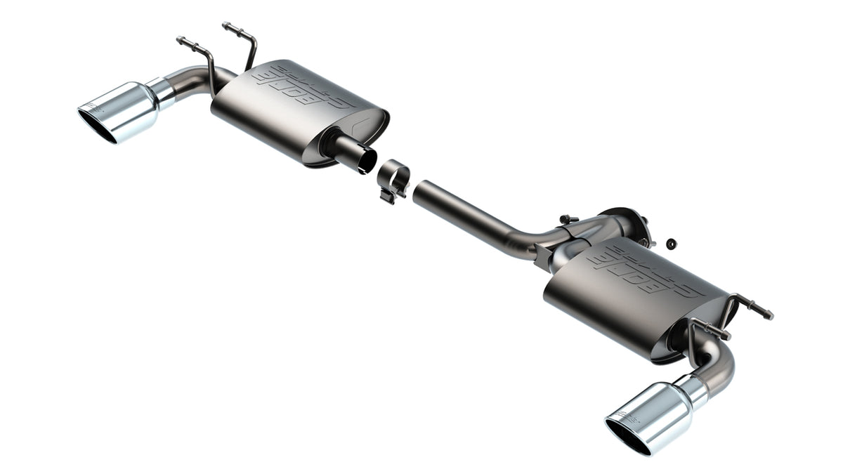 Borla 11970 Axle-Back Exhaust System S-Type for 2019-2026 Mazda 3 (2.0L/2.5L)