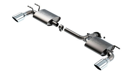 Borla 11970 Axle-Back Exhaust System S-Type for 2019-2026 Mazda 3 (2.0L/2.5L)