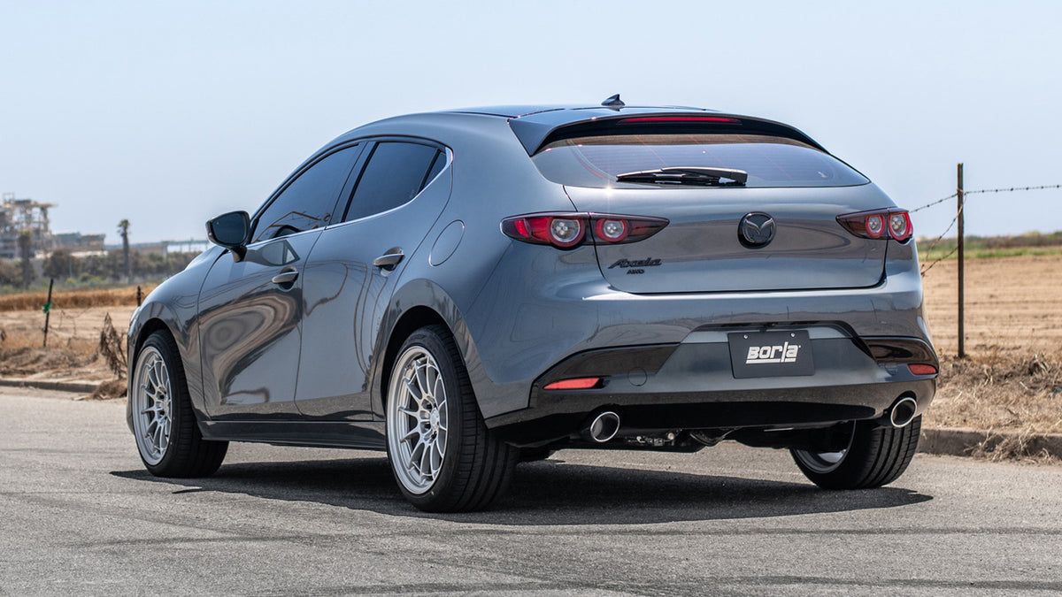 Borla 11970 Axle-Back Exhaust System S-Type for 2019-2026 Mazda 3 (2.0L/2.5L)