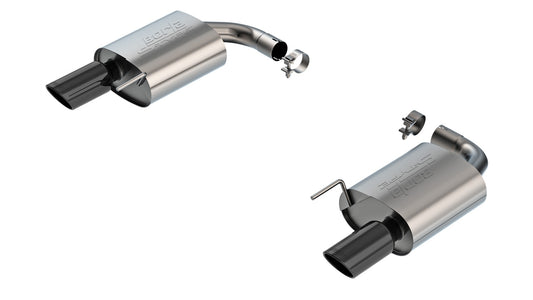 Borla 11983BC Axle-Back Exhaust System S-Type with Black Chrome Tips for 2024-2026 Ford Mustang GT (5.0L V8)