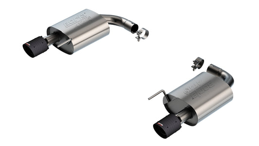 Borla 11984CFBA Axle-Back Exhaust System ATAK with Carbon Fiber Tips for 2024-2026 Ford Mustang GT (5.0L V8, without Active Exhaust)