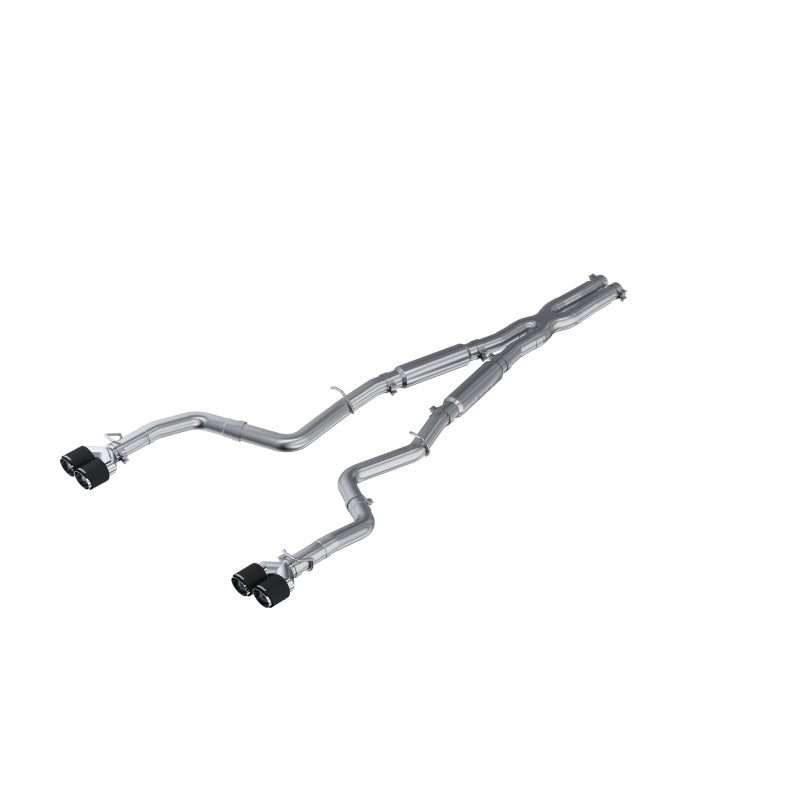 MBRP 15-16 Dodge Challenger RT 5.7L T304 3in Cat-back CF - Street