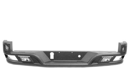 Body Armor 4x4 (TC-2962) Desert Series Rear Bumper Textured Black Desert Series Rear Bumper