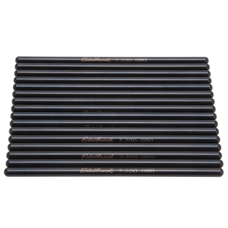 Edelbrock 9653 Pushrod Set Hydraulic Roller Applications Small Block Chevrolet