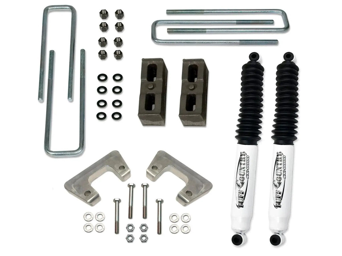 Tuff Country 12031KN 2in Lift Kit EZ-Install (Rear Lift Blocks) SX8000 for 2007-2018 Silverado 1500