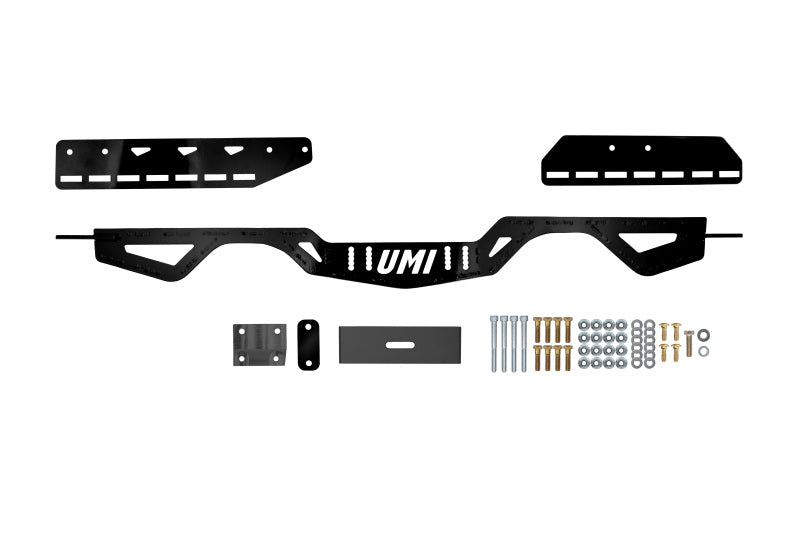 UMI Performance 3108-B Modular Adjustable Transmission Crossmember Black