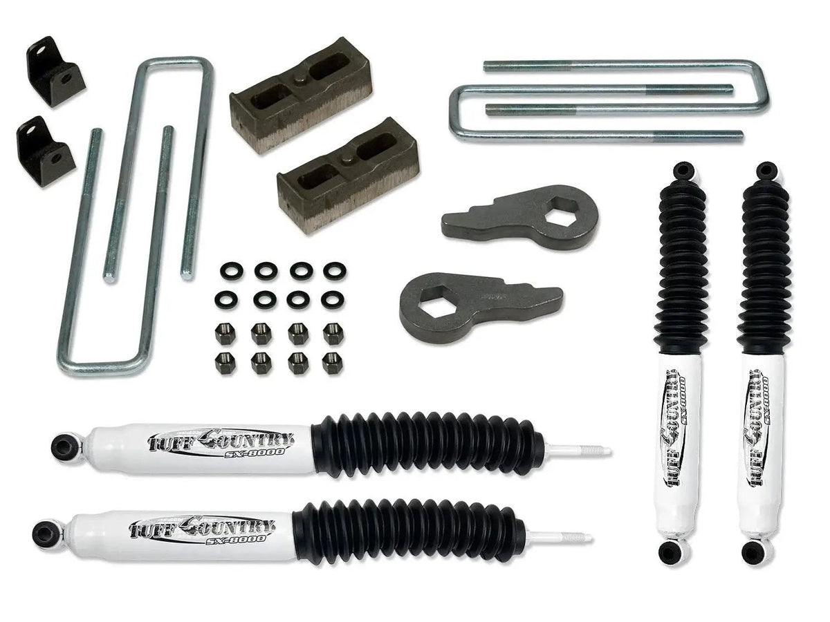 Tuff Country 12934 2in Lift Kit No Shocks for 2001-2010 Silverado 2500HD (Non-Pur TB)