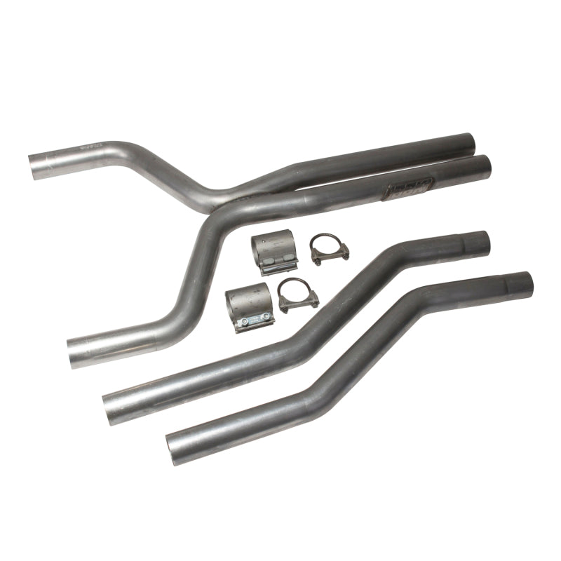 BBK Performance 4024 High Flow After Cat X-Pipe (2-1/2 in) for 2010-2011 Chevrolet Camaro V6 Coupe Only