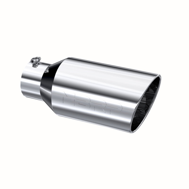 MBRP T5129 8in T304 SS Rolled End Straight Cut Tip
