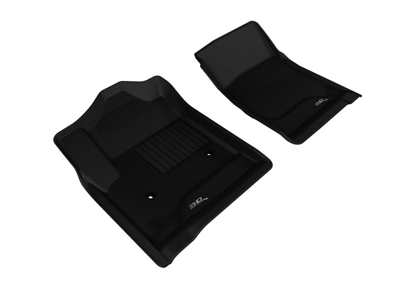 3D MAXpider Kagu Front Floor Mats for 2014-2018 Chevrolet Silverado / GMC Sierra