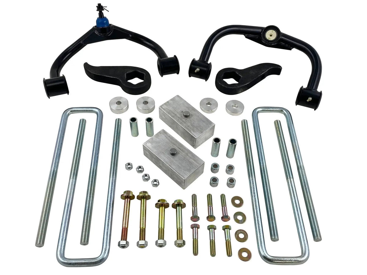 Tuff Country 13015 3in Lift Kit with Rear Shock Brackets for 2020-2023 GM 2500/3500 HD 4WD/2WD