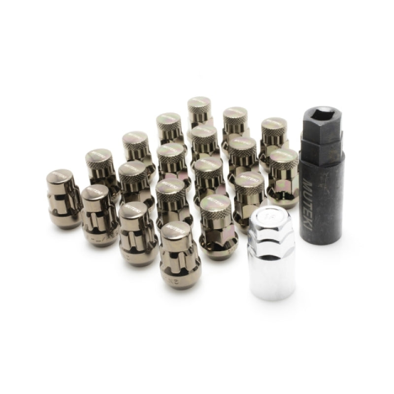 Wheel Mate 32926TP Muteki SR35 Closed End Lug Nuts with Locks Chrome M12x1.50 35mm