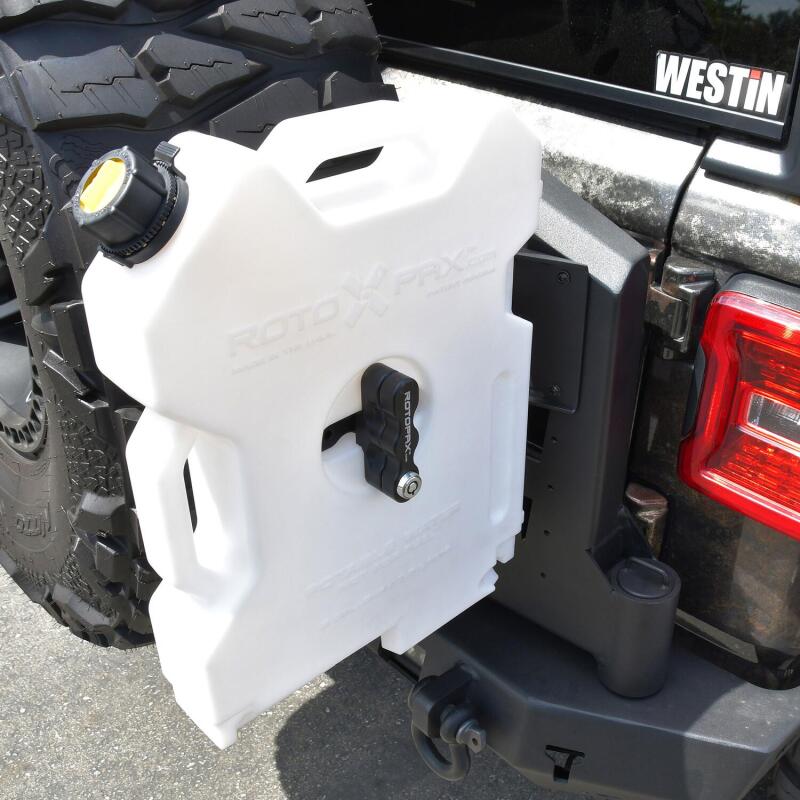 Westin 59-89025 RotoPax Mount for 2007-2026 Jeep Wrangler JK / JL Textured Black