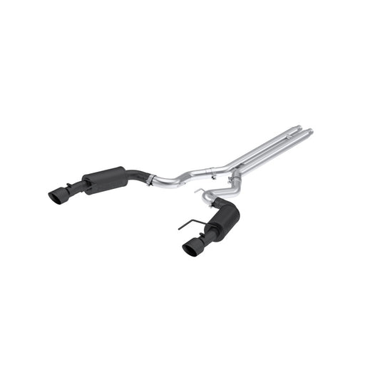 MBRP 2024 Ford Mustang GT S650, 5.0L 3in Cat-Back, Black-Coated