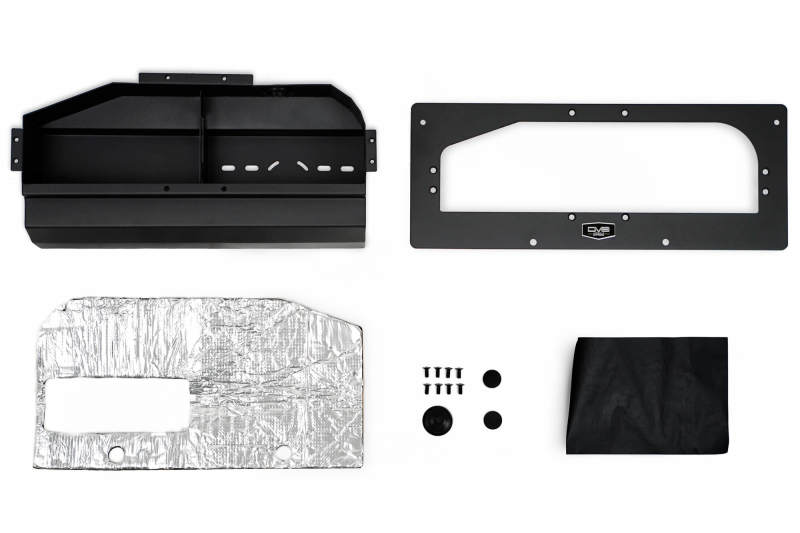DV8 Offroad 21-23 Ford Bronco (Exc. Bronco Raptor) Air Compressor Mount & Storage Box - #CMBR-01