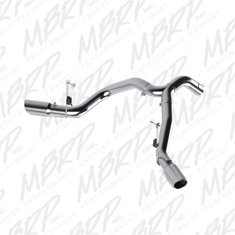 MBRP S6168AL 13-15 Dodge 25/3500 Cummins 6.7L(Excl. CC/SB)4in Filter Back Cool Duals AL(Leaf Spring) - #S6168AL