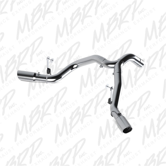 MBRP S6168AL 13-15 Dodge 25/3500 Cummins 6.7L(Excl. CC/SB)4in Filter Back Cool Duals AL(Leaf Spring) - #S6168AL