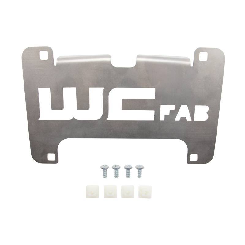 Wehrli Custom Fabrication WCF100156 Lower Valance Filler Panel License Plate Mount Bracket for 2015-2019 Chevrolet Silverado 2500 HD / 3500 HD