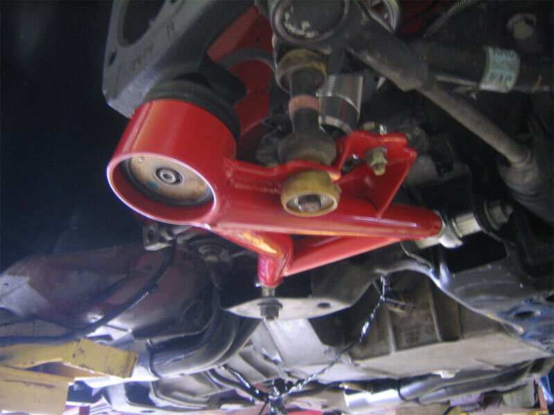 UMI Performance 230010-R Front A-Arms Adjustable Drag Red for 1993-2002 F-Body