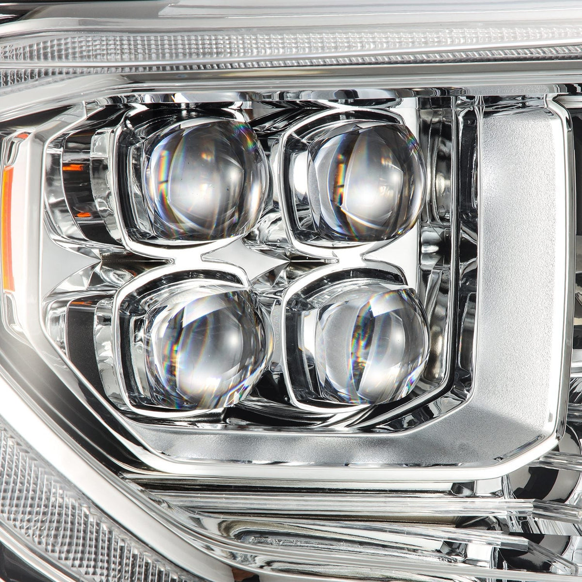 AlphaRex 880831 14-21 Toyota Tundra NOVA LED Projector Headlights Chrome with Activation Light & Sequential Signal + Switchback DRL