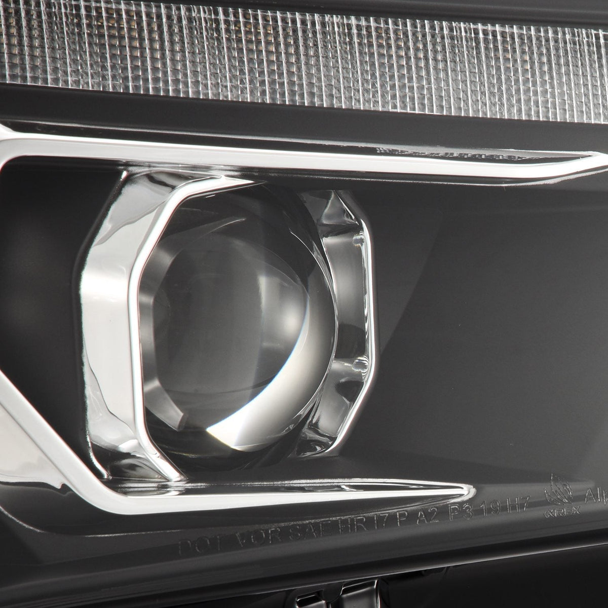 AlphaRex 880811 14-22 Toyota 4Runner LUXX-Series LED Projector Headlights Black with Activation Light & Sequential Signal + DRL
