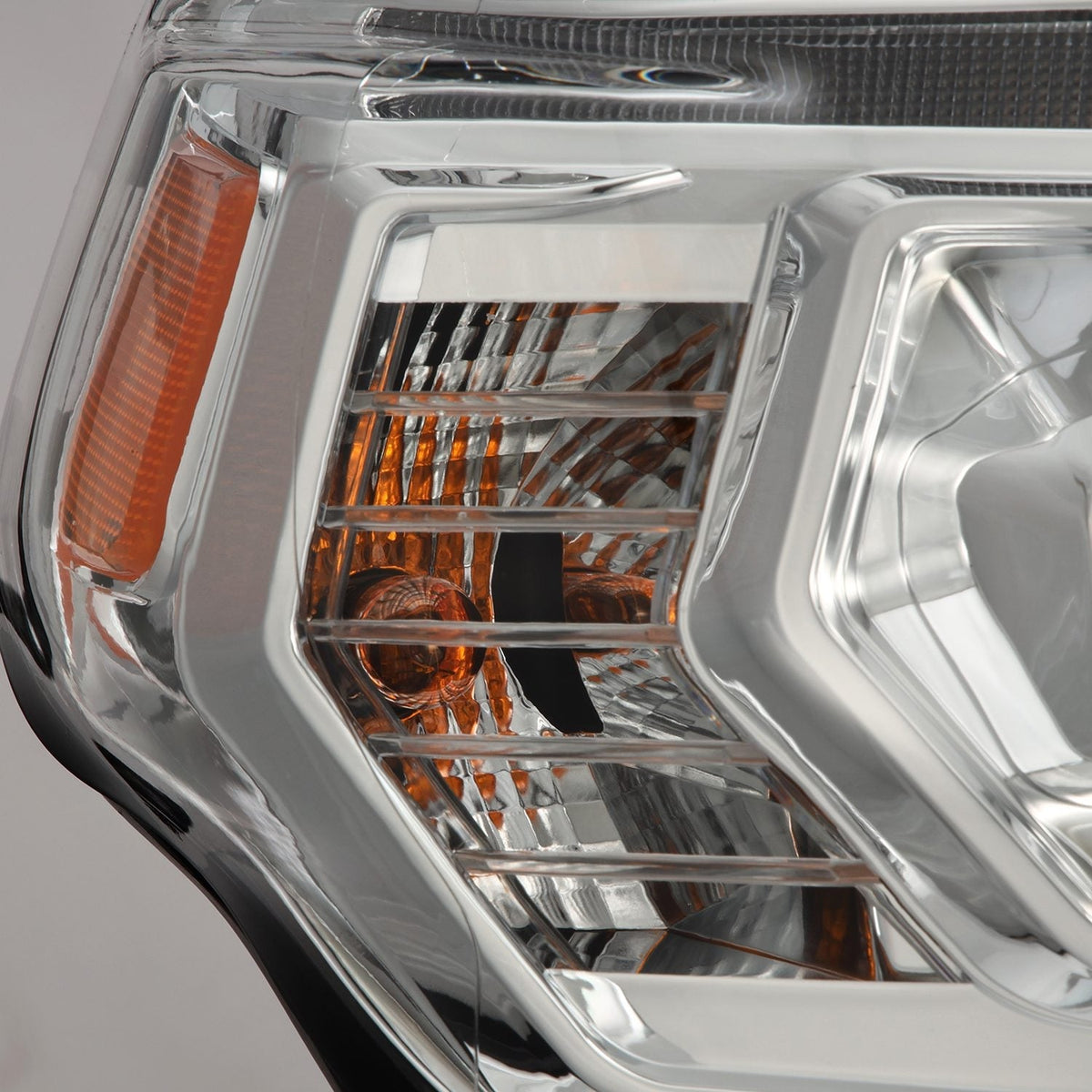 AlphaRex 880812 14-22 Toyota 4Runner LUXX-Series LED Projector Headlights Chrome with Activation Light & Sequential Signal + DRL