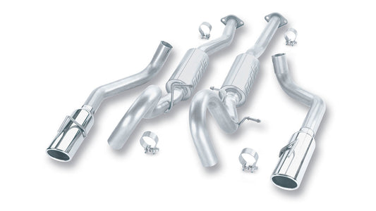 Borla 140067 Cat-Back Exhaust System S-Type for 1999-2004 Ford Mustang GT (4.6L V8)