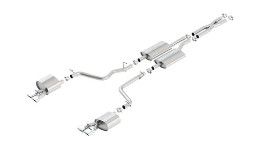 Borla 140482 Cat-Back Exhaust System S-Type for 2011-2014 Dodge Challenger SE / SXT (3.6L)