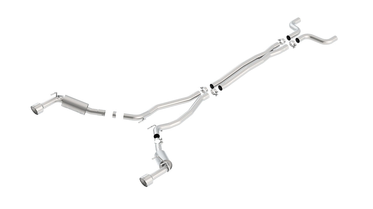 Borla 140530 Cat-Back Exhaust System S-Type for 2014-2015 Chevrolet Camaro SS (6.2L V8)