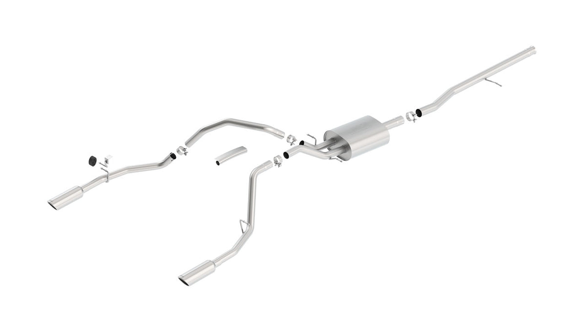 Borla 140535 Cat-Back Exhaust System Touring for 2014-2019 Chevrolet Silverado 1500 / GMC Sierra 1500