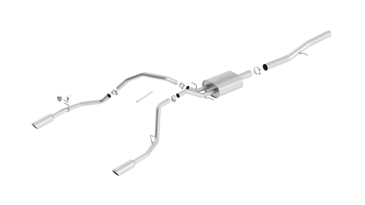 Borla 140571 Cat-Back Exhaust System S-Type for 2014-2018 Chevrolet Silverado 1500 / GMC Sierra 1500