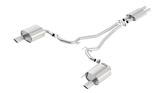 Borla 140587 Cat-Back Exhaust System S-Type for 2015-2017 Ford Mustang (3.7L V6)
