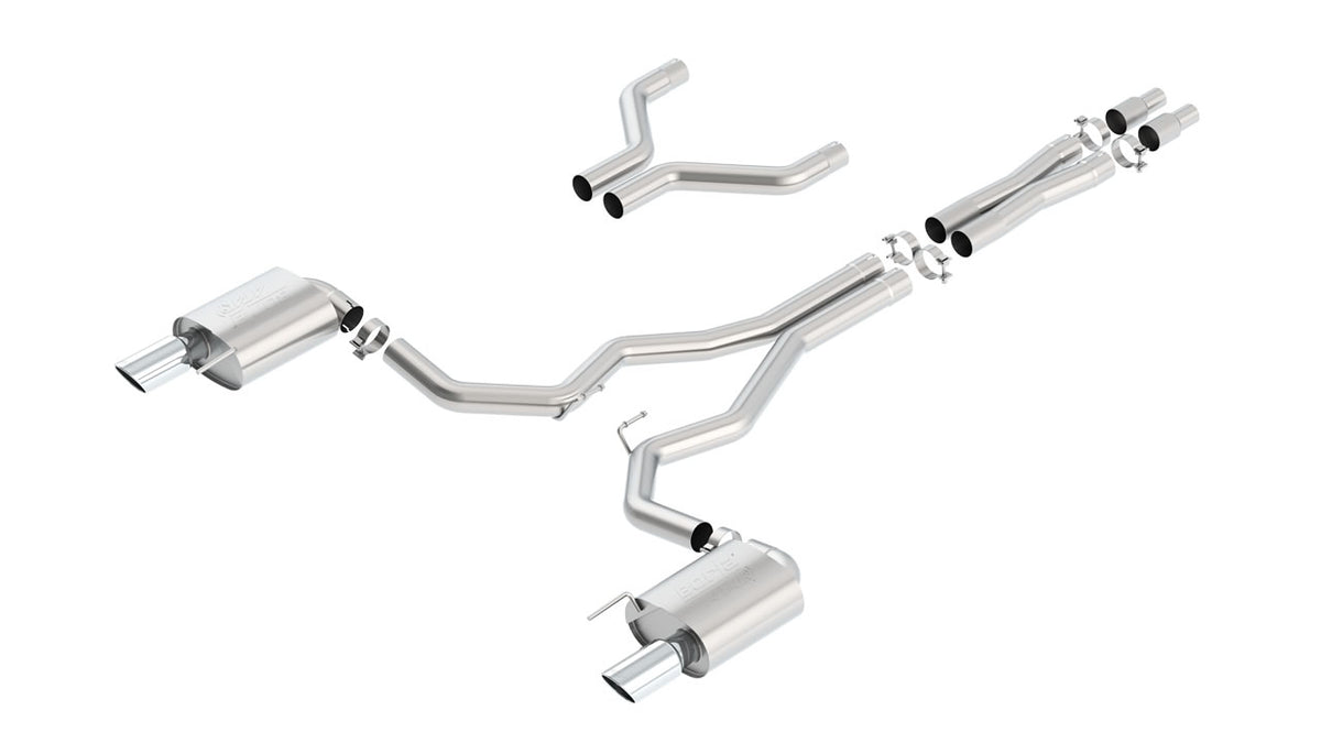 Borla 140630 Cat-Back Exhaust System ATAK for 2015-2017 Ford Mustang GT (5.0L V8)