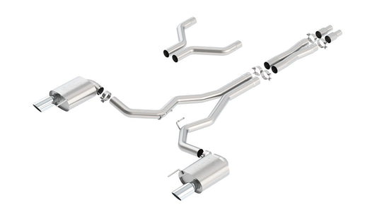 Borla 140630 Cat-Back Exhaust System ATAK for 2015-2017 Ford Mustang GT (5.0L V8)
